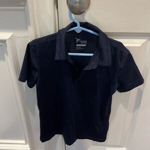Like new Old Navy, active gold dry navy blue polo size X small